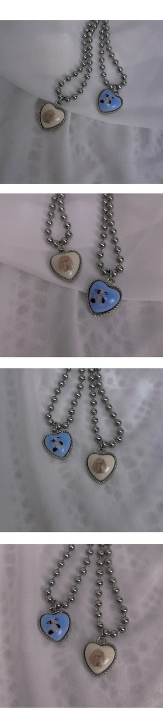 Ruda Animal Heart Necklace