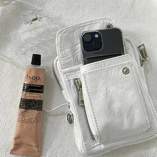 Glossy Pocket String Mini Bag