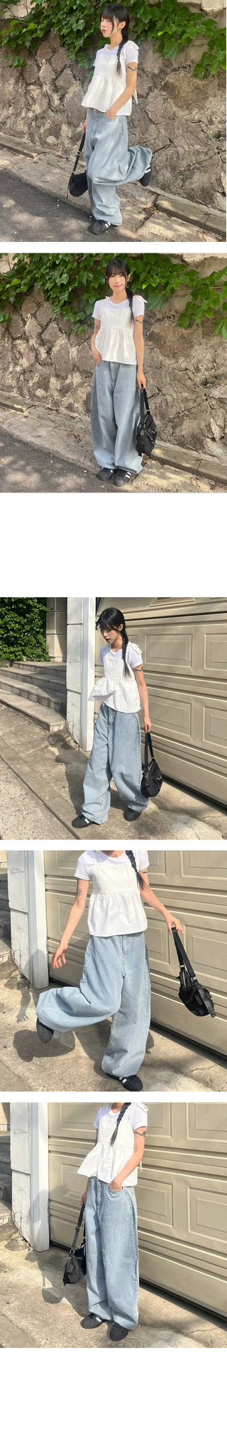 Mega Stripe Balloon Long Pants
