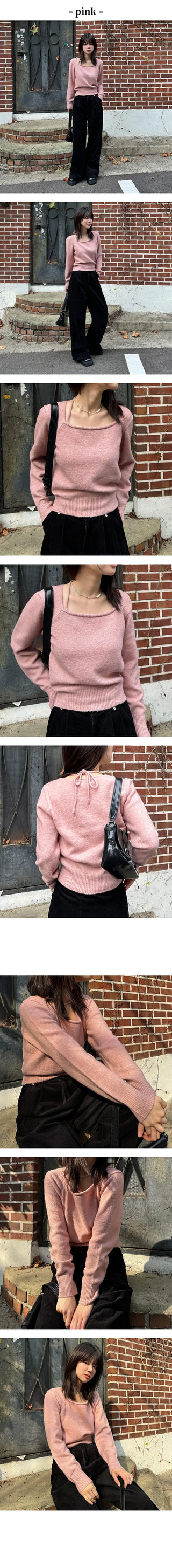 Level Halter Strap Knit