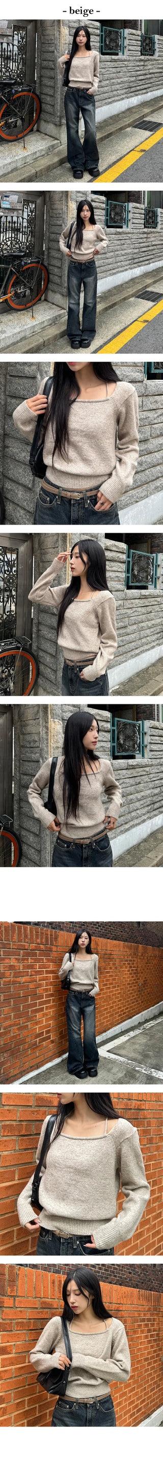Level Halter Strap Knit