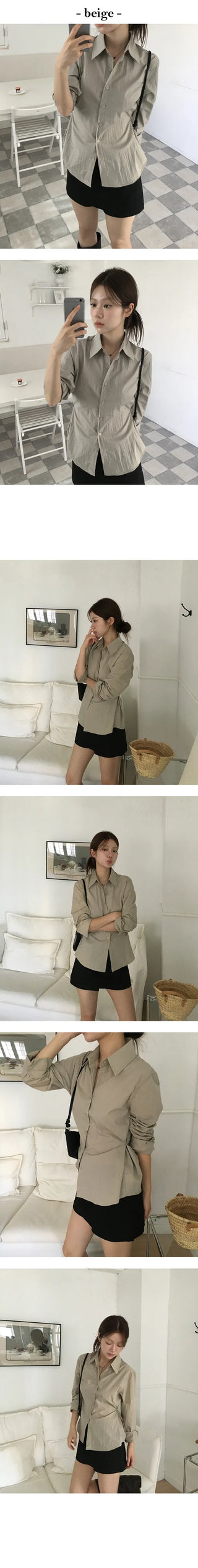 Nut waisted shirt