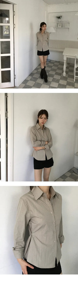 Nut waisted shirt