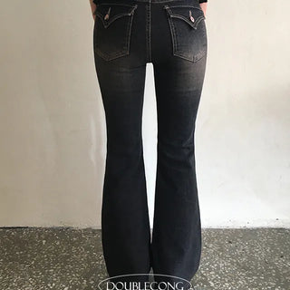 Moil Back Pocket Span Bootcut Pants