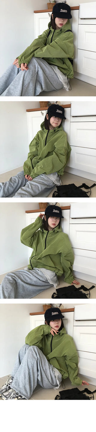 Essential Two Way Hooded Windbreaker