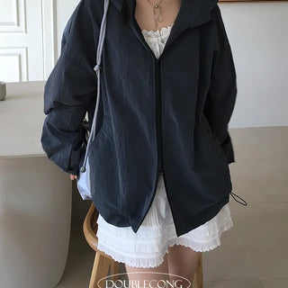 Essential Two Way Hooded Windbreaker