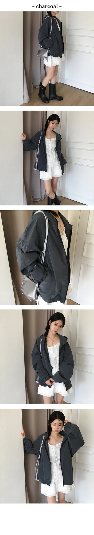 Essential Two Way Hooded Windbreaker