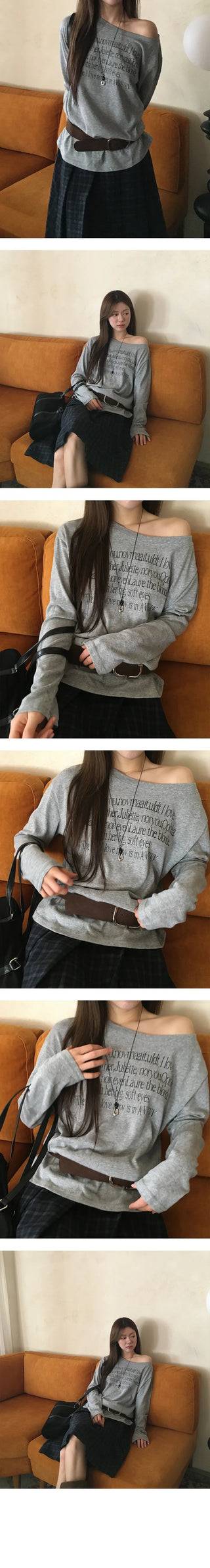 Raw Stone Long String Necklace