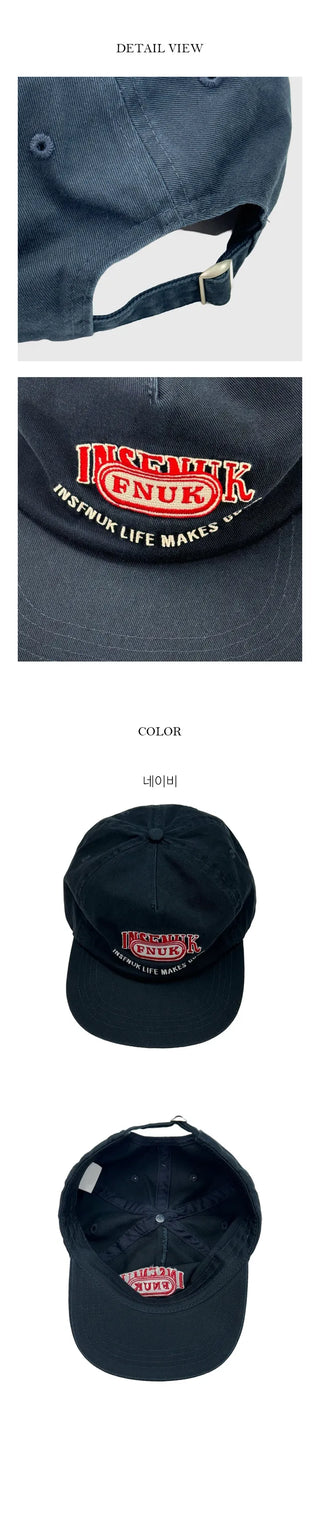 Punk Logo Embroidered Snapback
