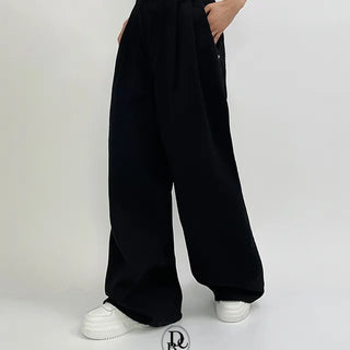 Wide Two Tuck Slab Pants