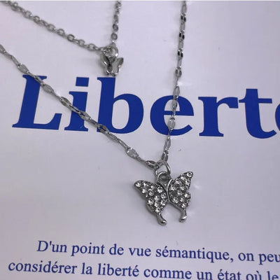 Butterfly Twin Necklace