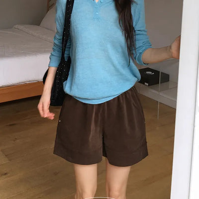 Remy 3 4 Length Corduroy Shorts