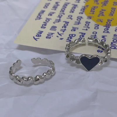 Heart flip ring