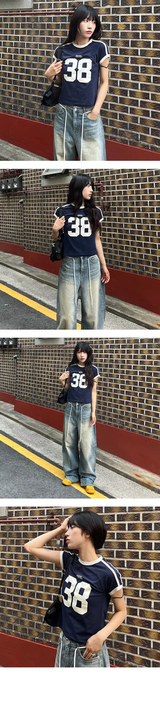 Sporty Rappa Modal Crop Tee