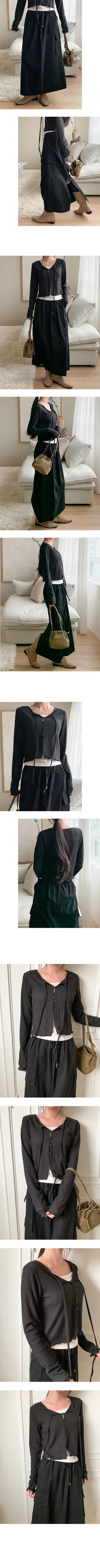 Romi Nashi Button Long Sleeve Set