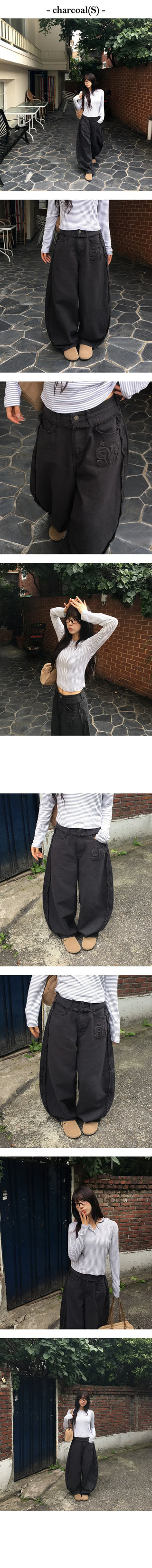 Side Tassel Wide Pants