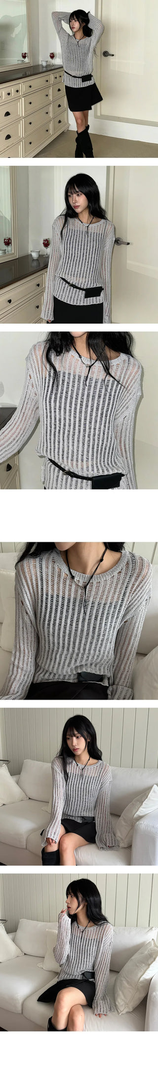 Suede Buckle Necklace