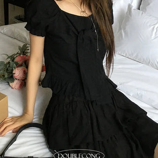 Forefront Ribbon Frill Blouse