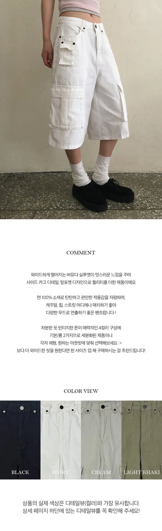 Pinter Cargo Bermuda Pants