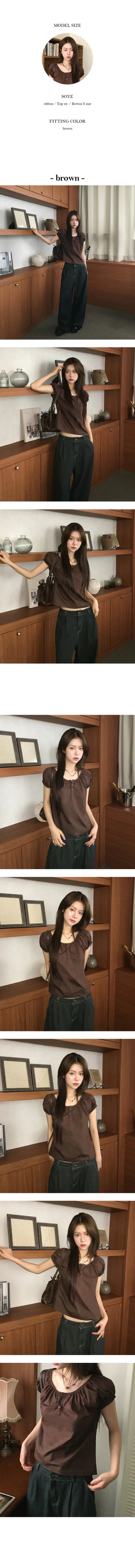 Mochamus short sleeved button up blouse