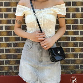 Blossom Ribbon Crop Top