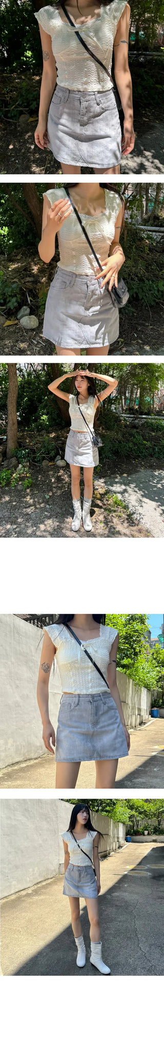 Blossom Ribbon Crop Top