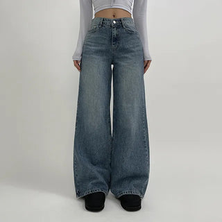 Denim Back Slit Point Pants