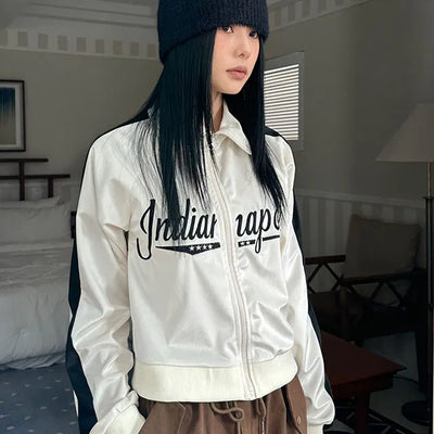 Vintage Velvet Track Zip up