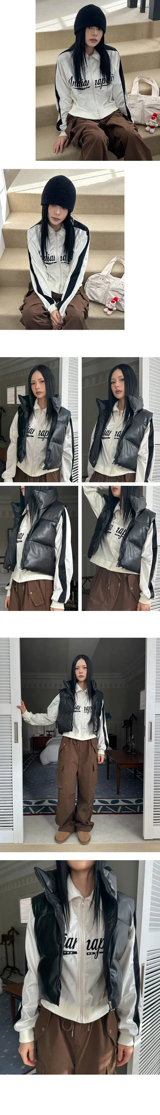 Vintage Velvet Track Zip up