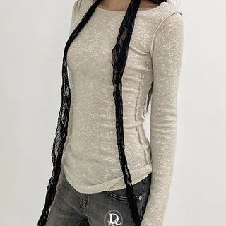 Slim fit Back Trim Knit