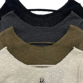 Slim fit Back Trim Knit