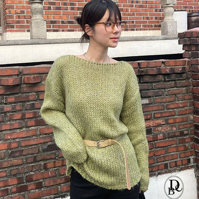 Tanley Boat Neck Thick Knit