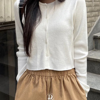 Daily Tight Round Cardigan