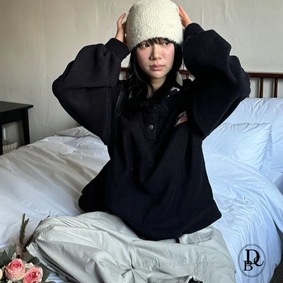 Iming Patch Fleece Anorak