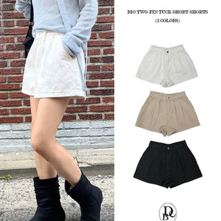 Sale Fit Recommendation Rio Two Pin Tuck Shorts