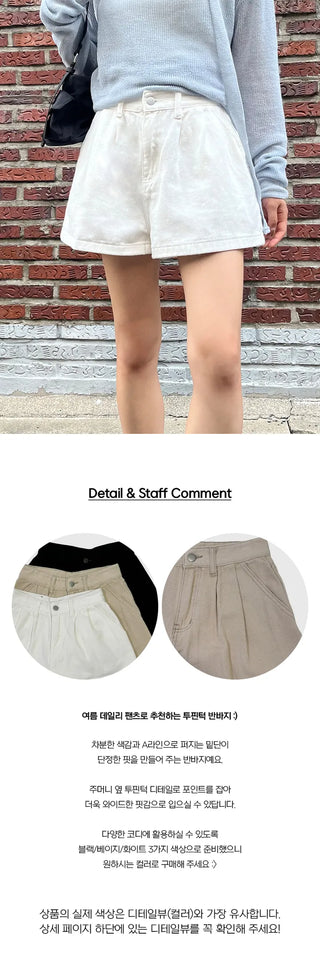 Sale Fit Recommendation Rio Two Pin Tuck Shorts