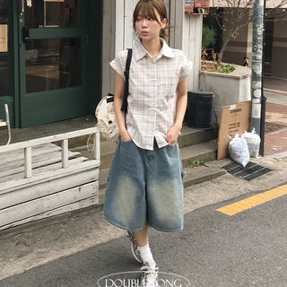 Hardy Wide-Leg Bermuda Shorts