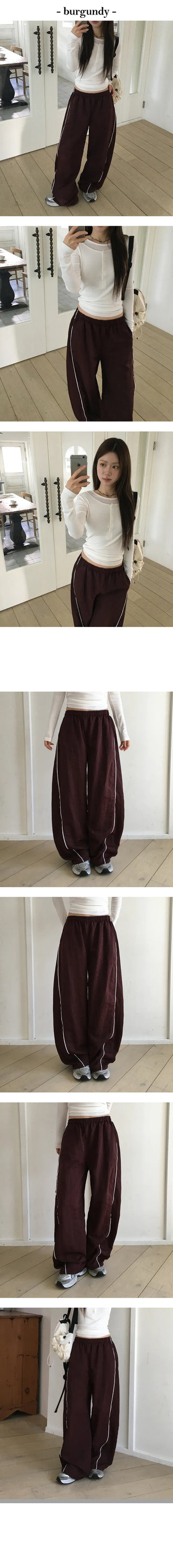 Track Zip up Balloon Pants