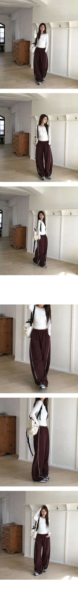 Track Zip up Balloon Pants