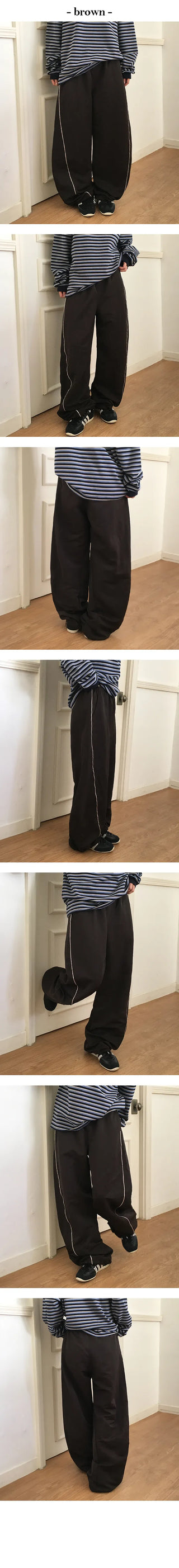 Track Zip up Balloon Pants