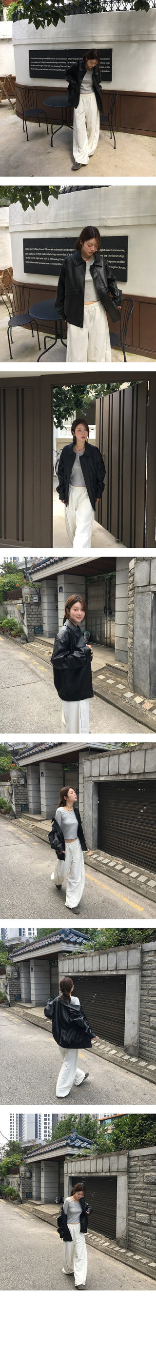 Track Zip up Balloon Pants