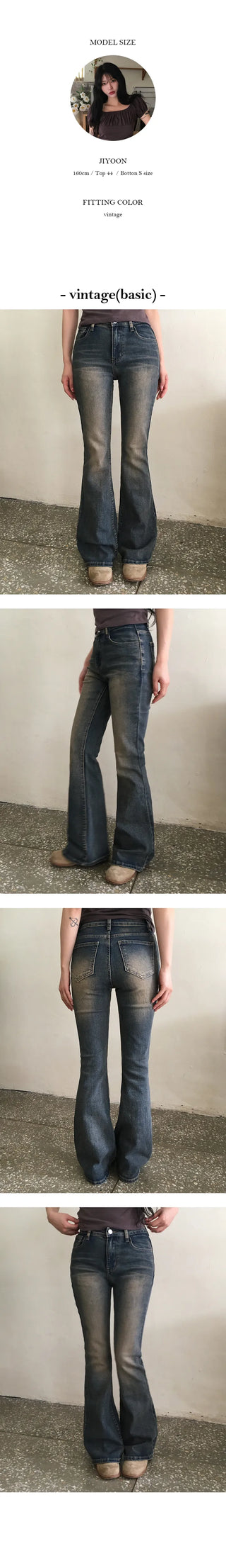 Dali Washed Span Bootcut Pants