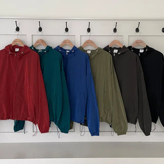 Days Nylon Overfit Hooded Jumper
