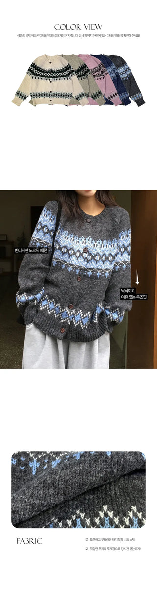 Denver Nordic Knit Cardigan