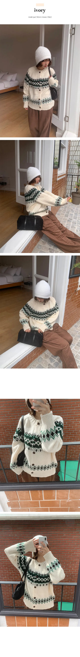 Denver Nordic Knit Cardigan