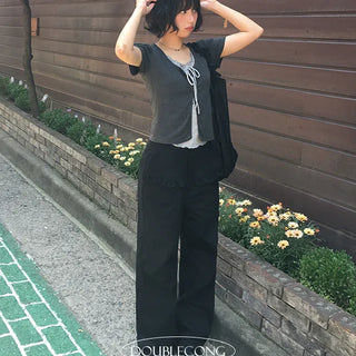 Tweed Lace Double Cardigan