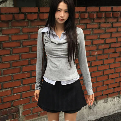 Hao Shirt Layered Long Sleeve