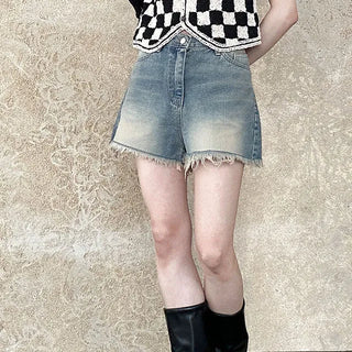 Hem surgical washed shorts