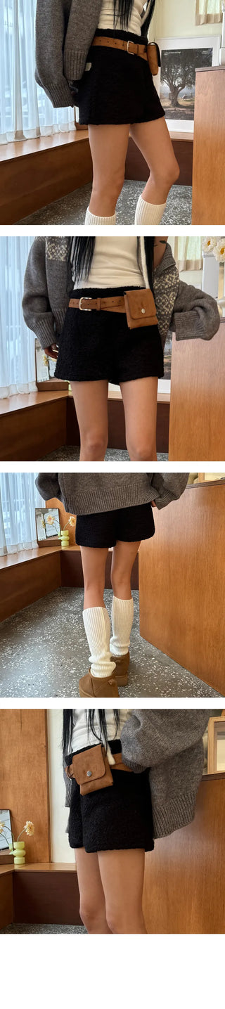 Drang Pogle Boucle Shorts