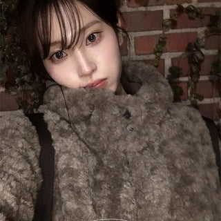 Milka Hooded Fur Jacket